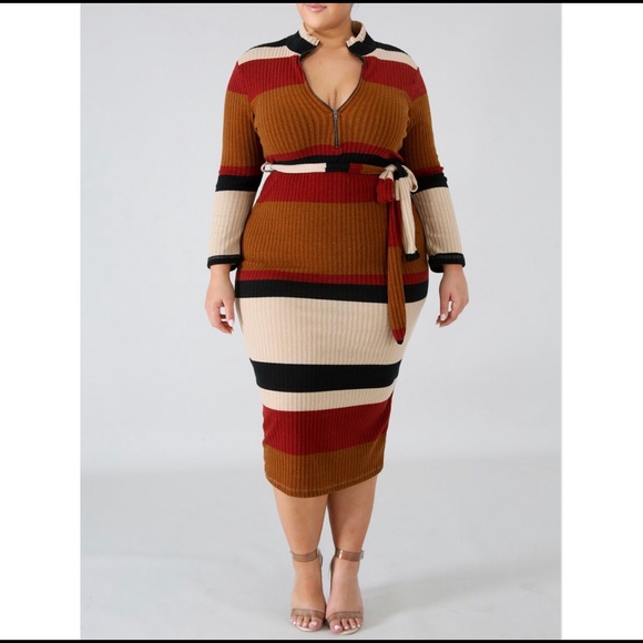 Multi Print Sweater Dress 😍 - Picture 4 of 4